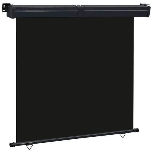 Vidaxl balkonscherm 165x250 cm zwart