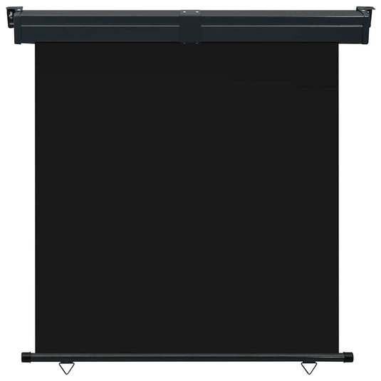 Vidaxl balkonscherm 165x250 cm zwart