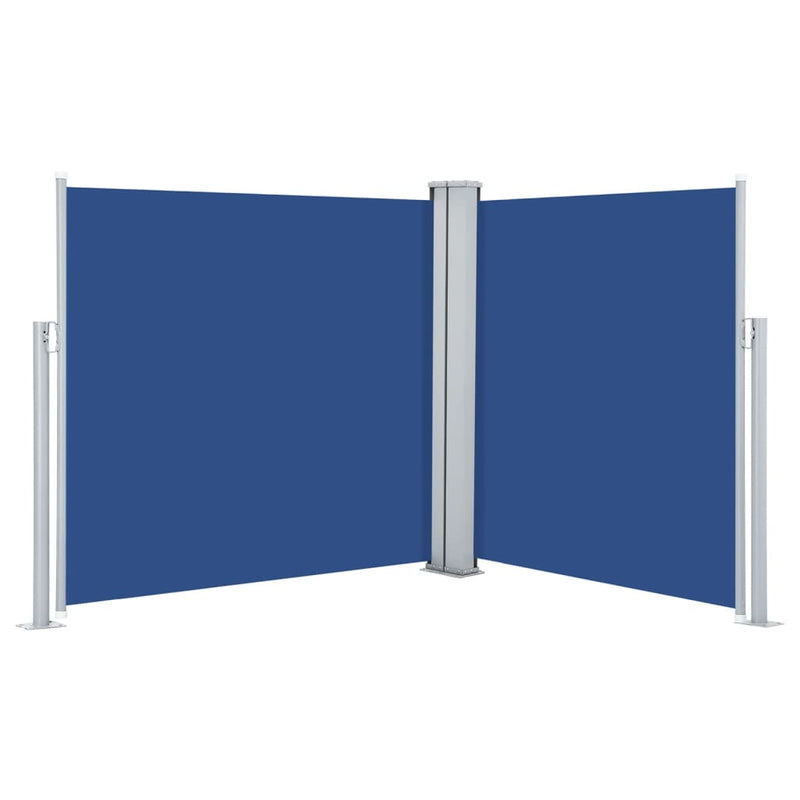 Afbeelding laden in galerijviewer, Vidaxl windscherm uittrekbaar 120x600 cm blauw
