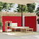 Vidaxl windscherm uittrekbaar 120x600 cm rood