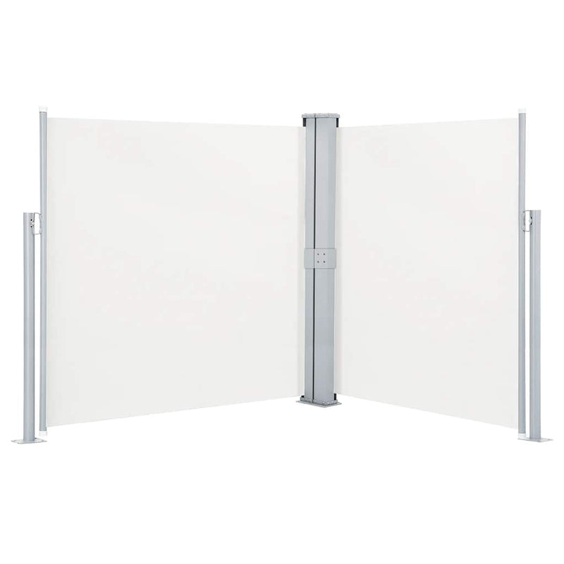 Afbeelding laden in galerijviewer, Vidaxl windscherm uittrekbaar 140x600 cm crème
