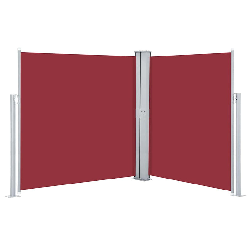 Afbeelding laden in galerijviewer, Vidaxl windscherm uittrekbaar 140x600 cm rood
