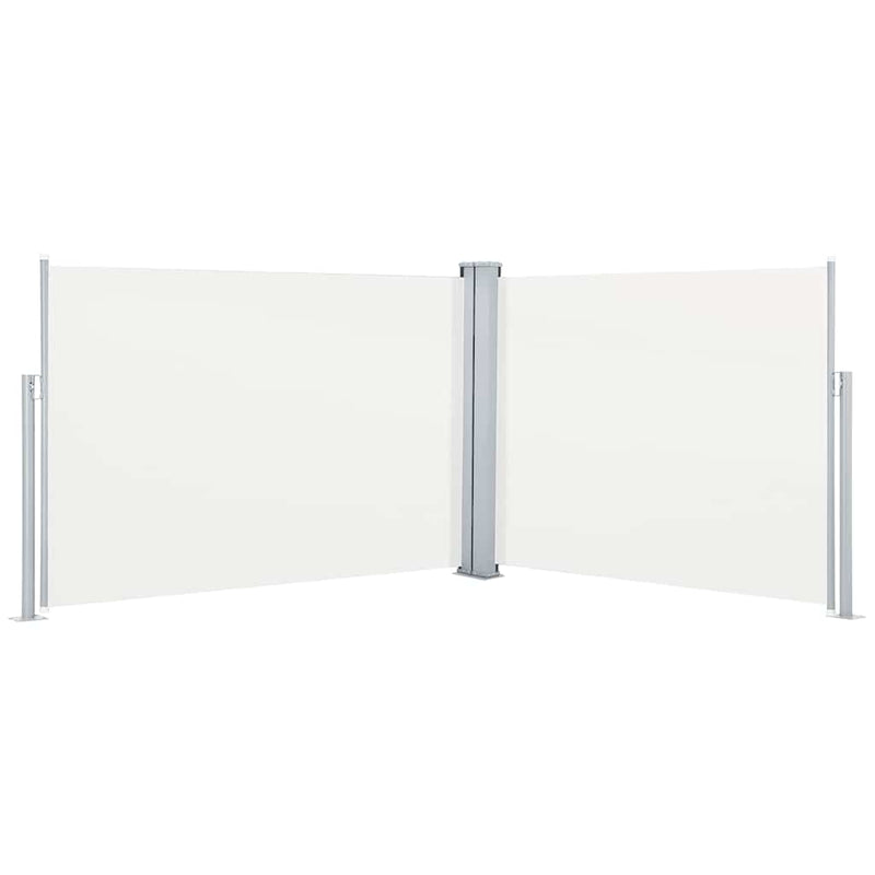 Afbeelding laden in galerijviewer, Vidaxl windscherm uittrekbaar 100x1000 cm crème
