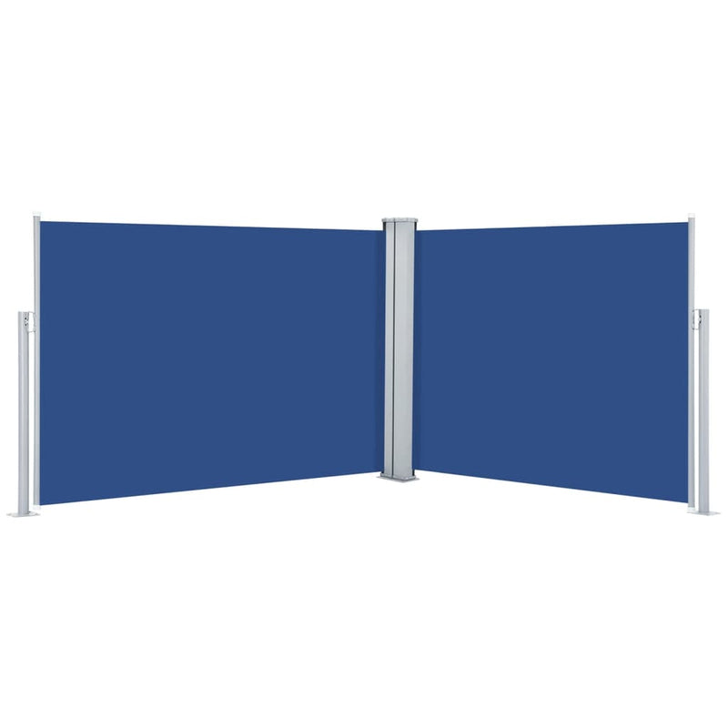 Afbeelding laden in galerijviewer, Vidaxl windscherm uittrekbaar 100x1000 cm blauw
