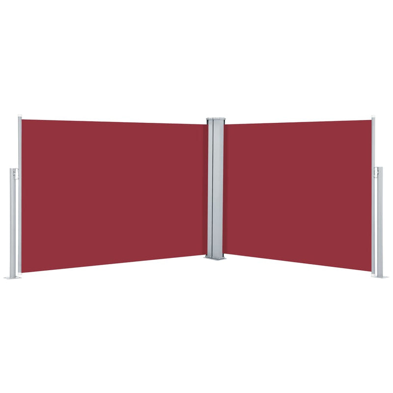 Afbeelding laden in galerijviewer, Vidaxl windscherm uittrekbaar 100x1000 cm rood
