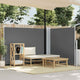 Vidaxl windscherm uittrekbaar 140x1000 cm antraciet