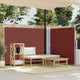 Vidaxl windscherm uittrekbaar 140x1000 cm bruin
