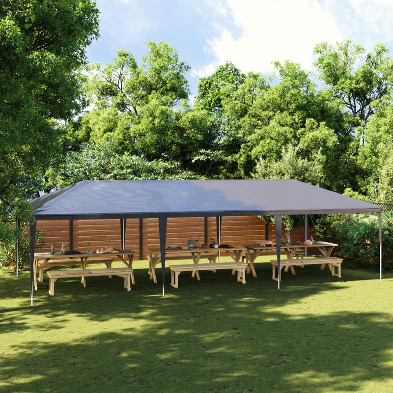 Afbeelding laden in galerijviewer, Vidaxl partytent professioneel 90 g m² 4x9 m antraciet
