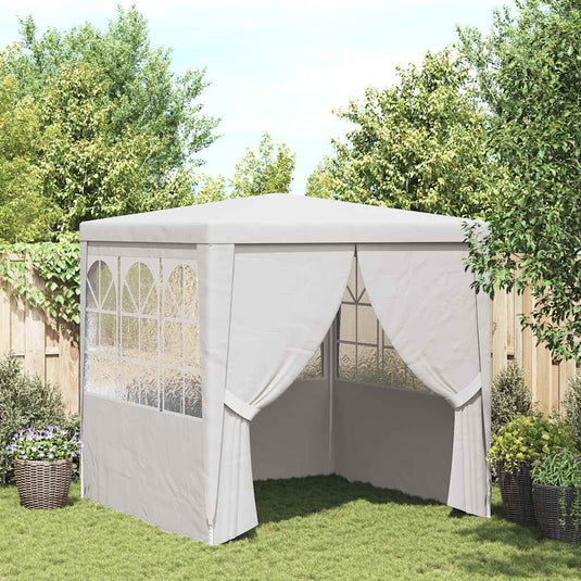 Vidaxl partytent met zijwanden professioneel 90 g m² 2x2 m wit