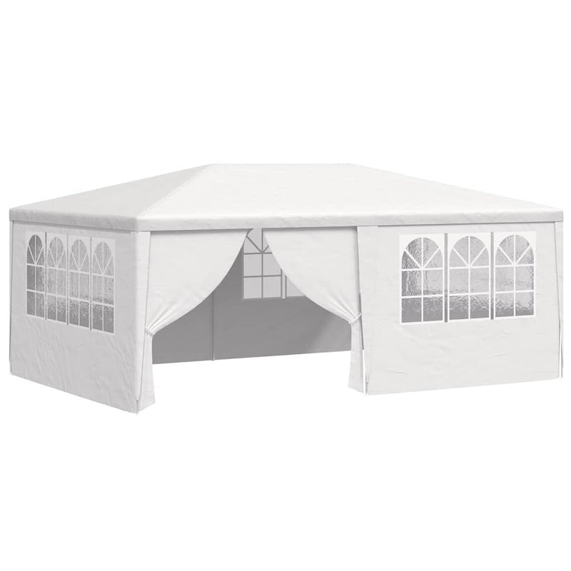 Afbeelding laden in galerijviewer, Vidaxl partytent met zijwanden professioneel 90 g m² 4x6 m wit
