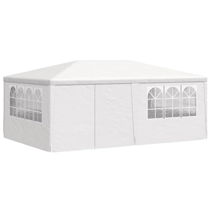 Afbeelding laden in galerijviewer, Vidaxl partytent met zijwanden professioneel 90 g m² 4x6 m wit
