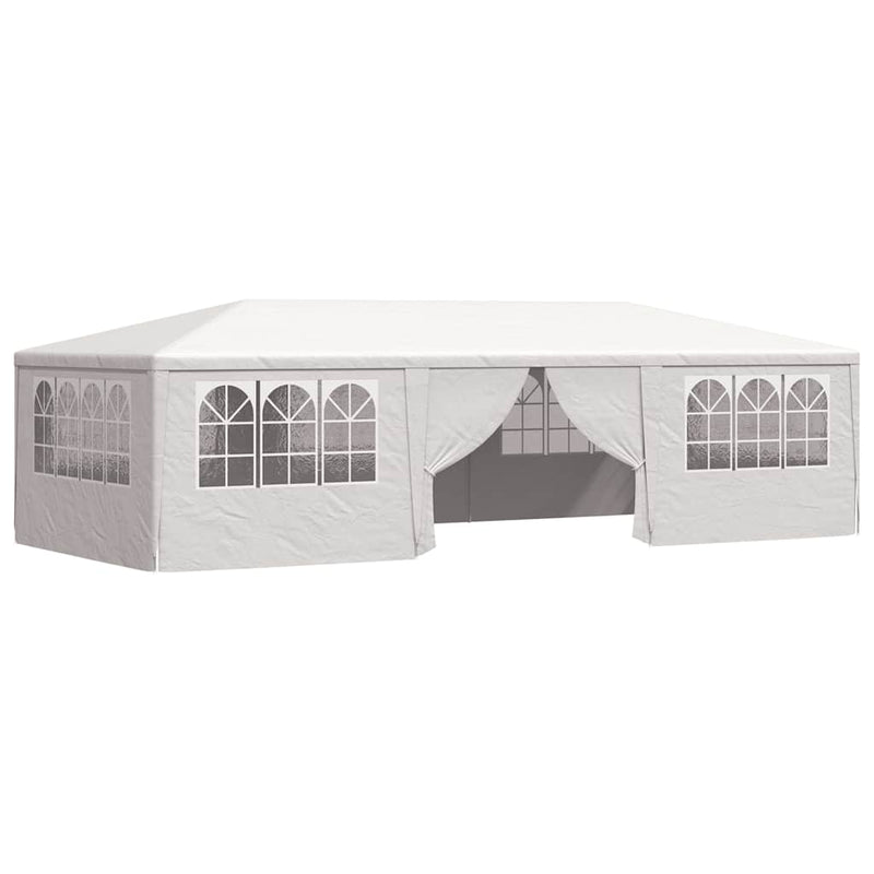 Afbeelding laden in galerijviewer, Vidaxl partytent met zijwanden professioneel 90 g m² 4x9 m wit
