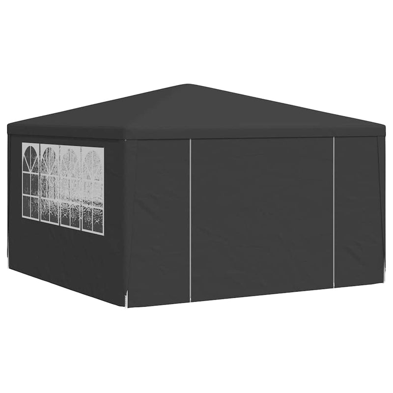 Afbeelding laden in galerijviewer, Vidaxl partytent met zijwanden professioneel 90 g m² 4x4 m antraciet
