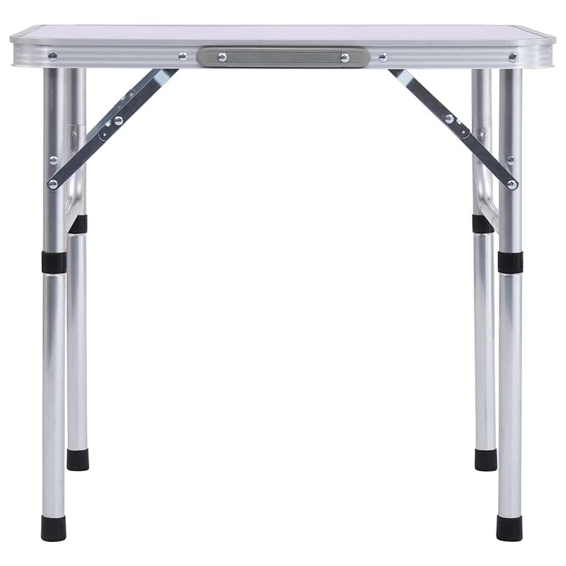 Afbeelding laden in galerijviewer, Vidaxl campingtafel inklapbaar 60x45 cm aluminium wit

