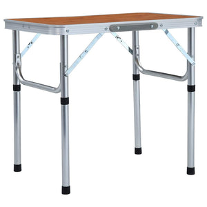 Vidaxl campingtafel inklapbaar 60x45 cm aluminium