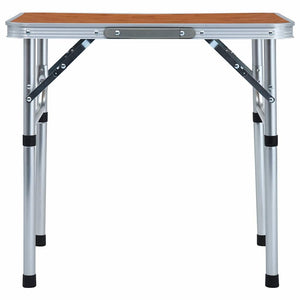 Vidaxl campingtafel inklapbaar 60x45 cm aluminium