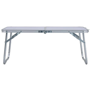 Vidaxl campingtafel inklapbaar 60x40 cm aluminium wit