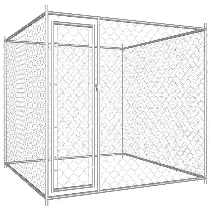 Afbeelding laden in galerijviewer, VidaXL Hondenkennel voor buiten 193x193x185 cm
