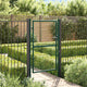 Vidaxl hekpoort staal 100x150 cm groen