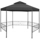 Vidaxl tuinprieel 323x275x265 cm antraciet