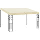 VidaXL Wandprieel 4x3x2,5 m crème