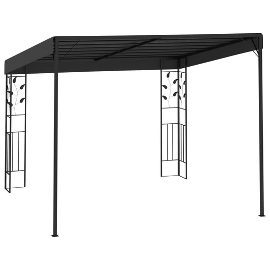 Vidaxl wandprieel 3x3x2,5 m antraciet
