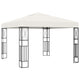 Vidaxl prieel 3x3 m stof crème