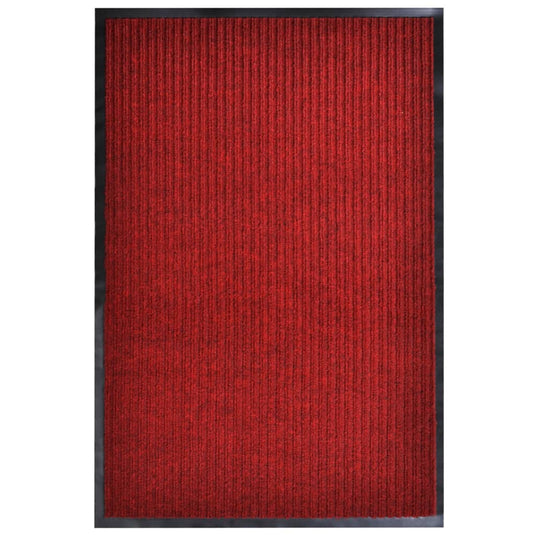 Vidaxl deurmat 117x220 cm pvc rood