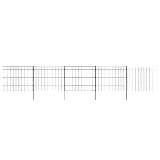 VidaXL Schuttingset 99,6x79,8 cm groen