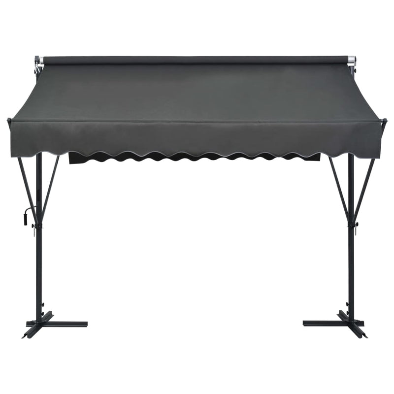 Afbeelding laden in galerijviewer, VidaXL Luifel vrijstaand 300x300 cm antraciet

