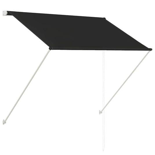 Vidaxl luifel uittrekbaar 100x150 cm antraciet