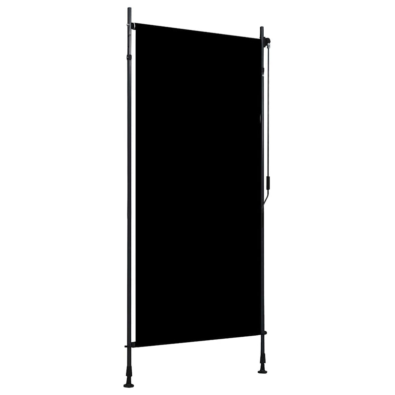 Afbeelding laden in galerijviewer, Vidaxl rolgordijn voor buiten 100x270 cm antraciet
