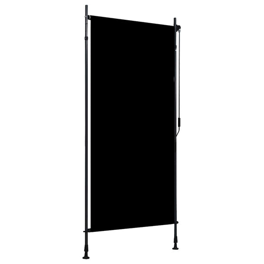 Vidaxl rolgordijn voor buiten 100x270 cm antraciet