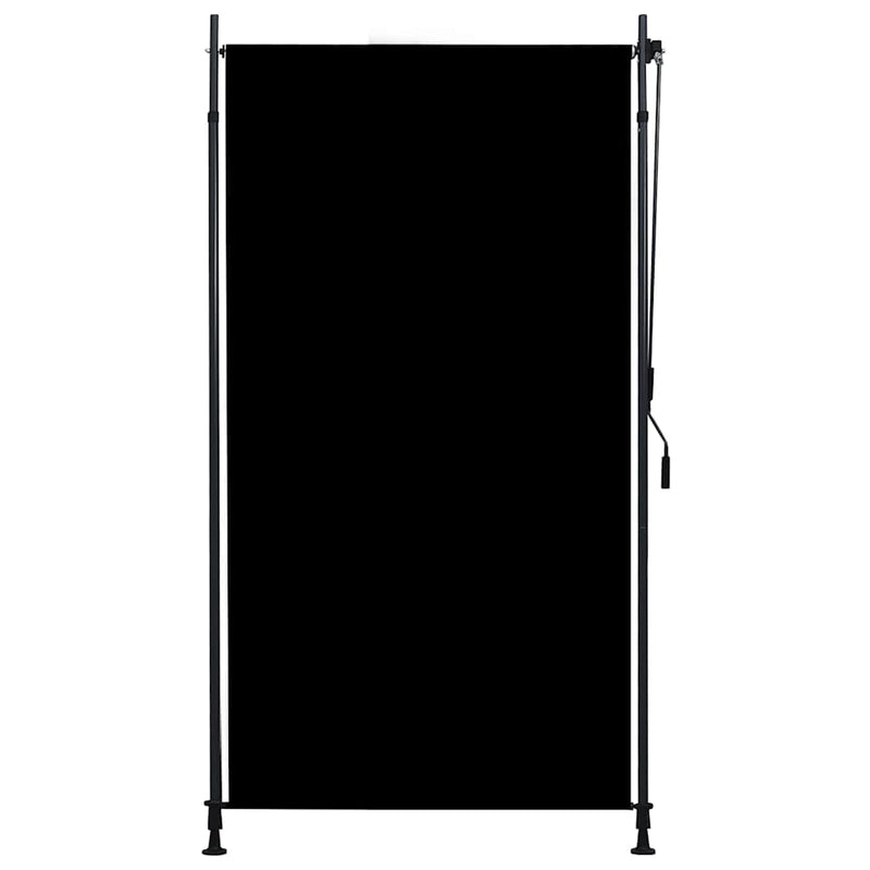 Afbeelding laden in galerijviewer, Vidaxl rolgordijn voor buiten 120x270 cm antraciet
