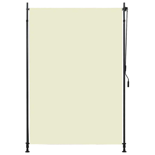 Vidaxl rolgordijn voor buiten 150x270 cm crème
