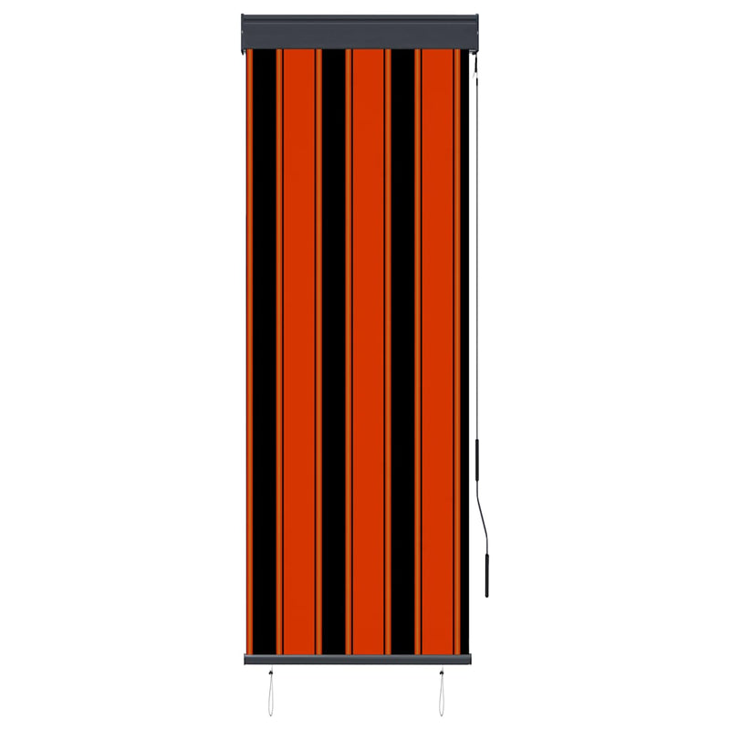 Afbeelding laden in galerijviewer, Vidaxl rolgordijn voor buiten 60x250 cm oranje en bruin
