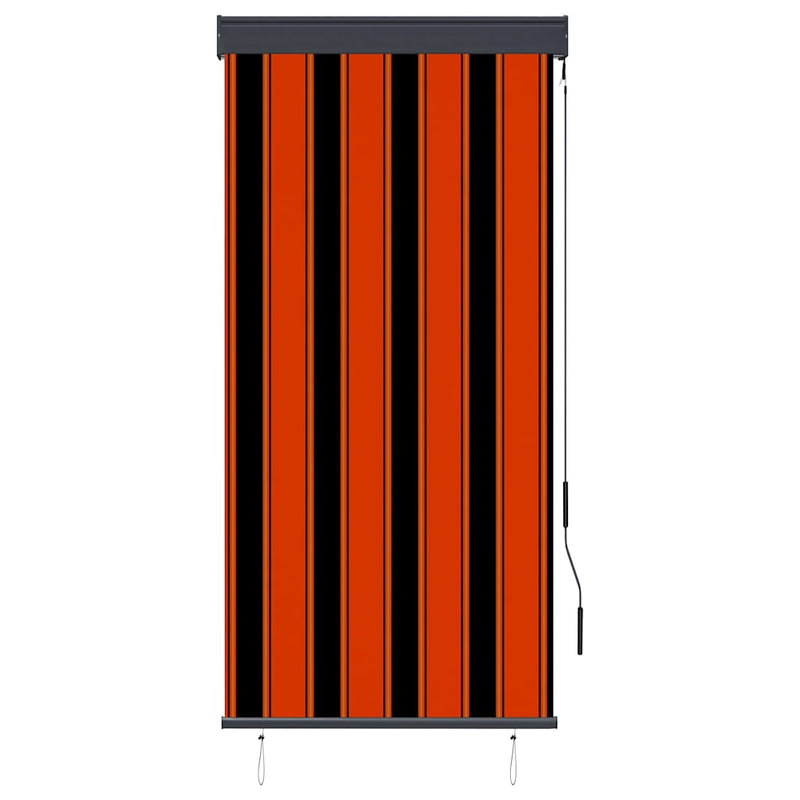 Afbeelding laden in galerijviewer, Vidaxl rolgordijn voor buiten 80x250 cm oranje en bruin
