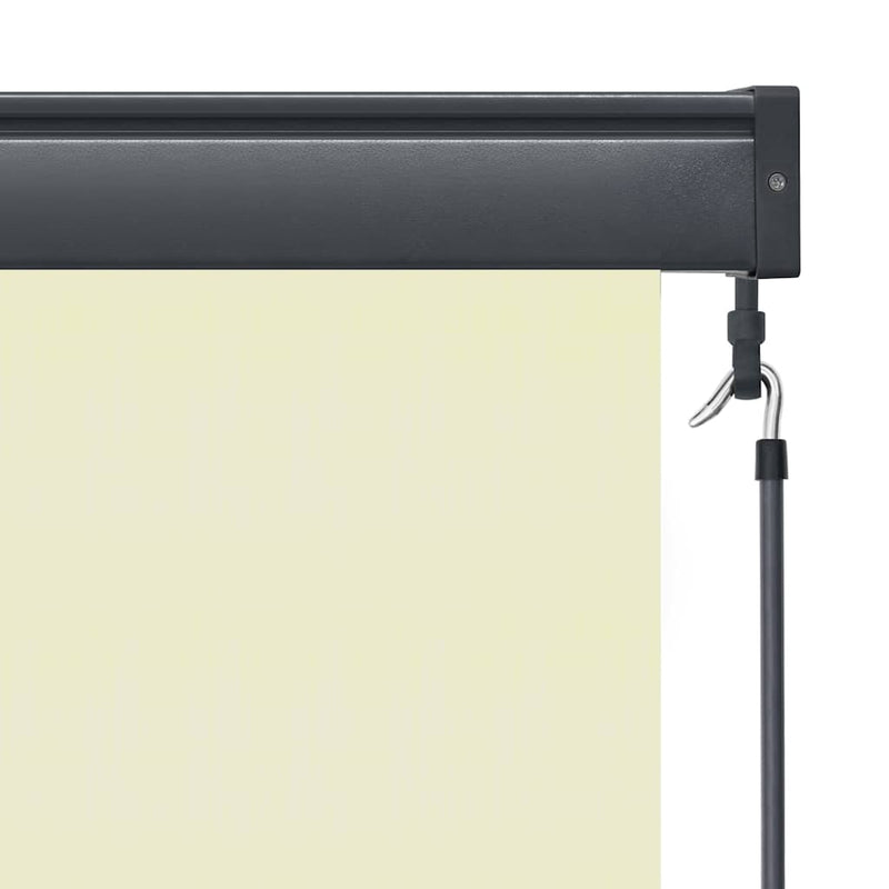 Afbeelding laden in galerijviewer, Vidaxl rolgordijn voor buiten 100x250 cm crème
