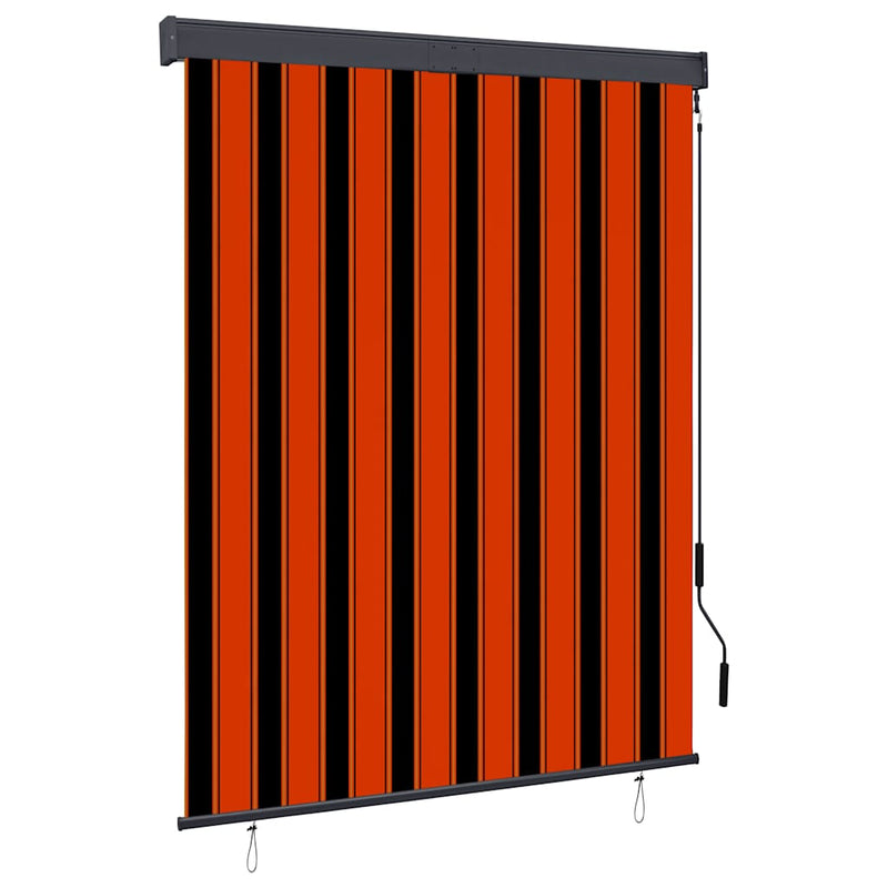 Afbeelding laden in galerijviewer, Vidaxl rolgordijn voor buiten 140x250 cm oranje en bruin
