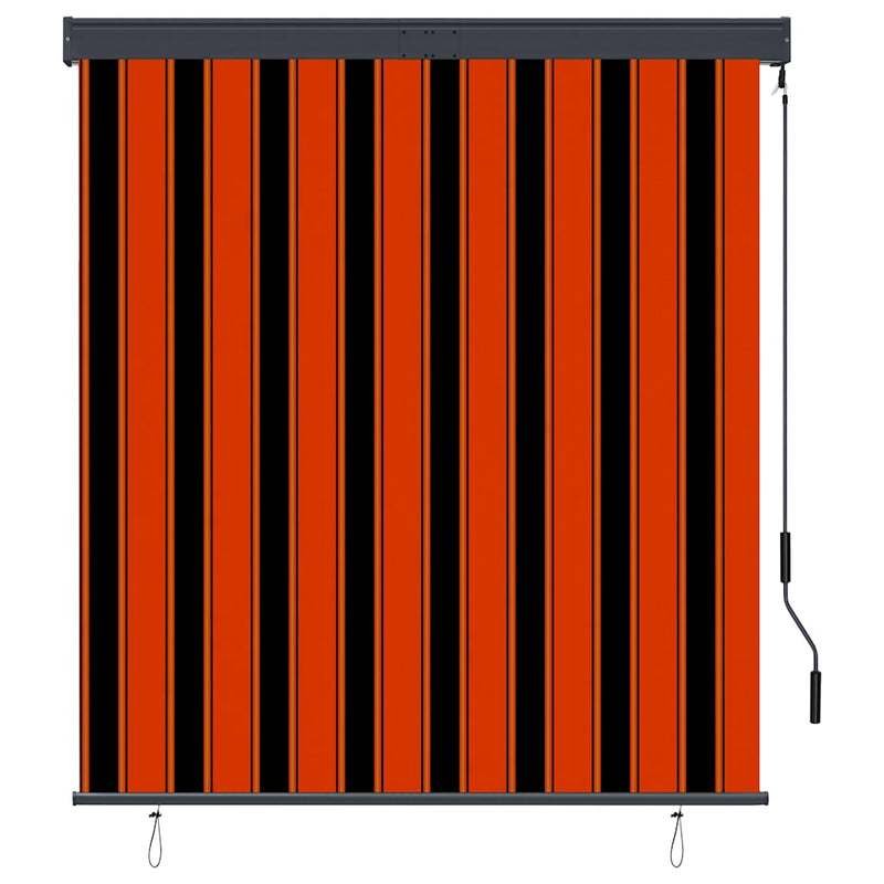 Afbeelding laden in galerijviewer, Vidaxl rolgordijn voor buiten 140x250 cm oranje en bruin
