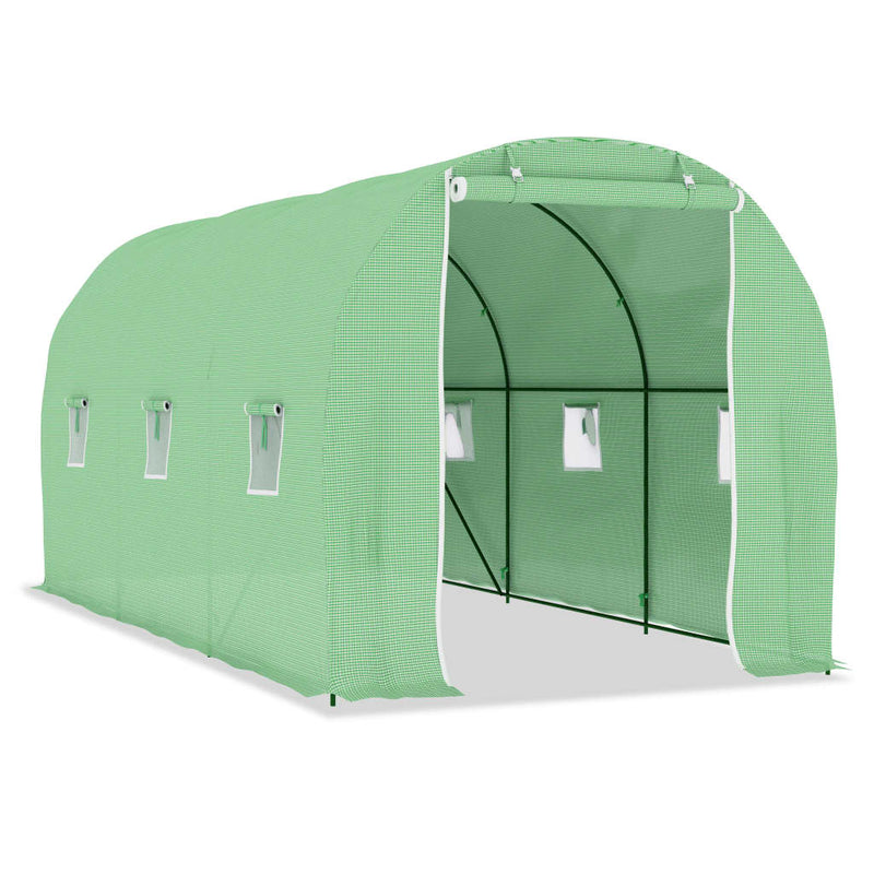 Afbeelding laden in galerijviewer, Vidaxl kas 9 m² 4,5x2x2 m
