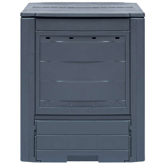 Vidaxl compostbakken 3 st 780 l 60x60x73 cm grijs