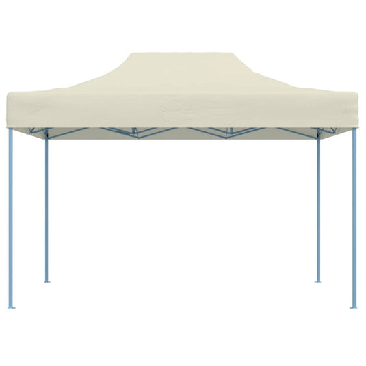 Vidaxl partytent inklapbaar 3x4 m staal crème