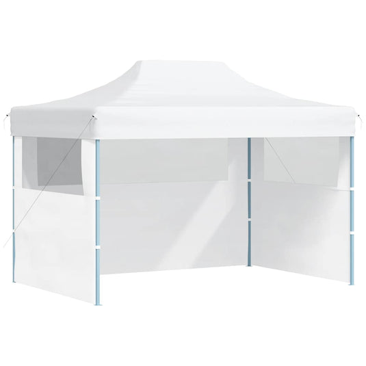 Vidaxl partytent met 3 zijwanden inklapbaar 280x410x315 cm staal wit