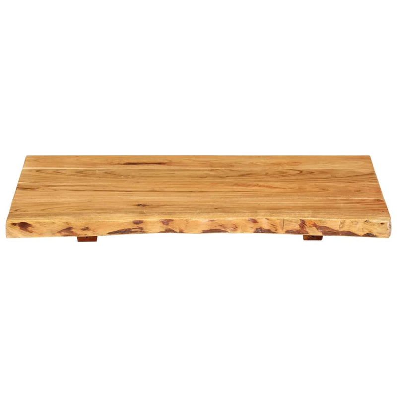 Afbeelding laden in galerijviewer, Vidaxl wastafelblad 58x52x2,5 cm massief acaciahout
