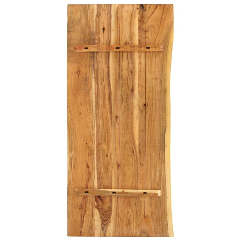 Afbeelding laden in galerijviewer, Vidaxl wastafelblad 140x52x2,5 cm massief acaciahout
