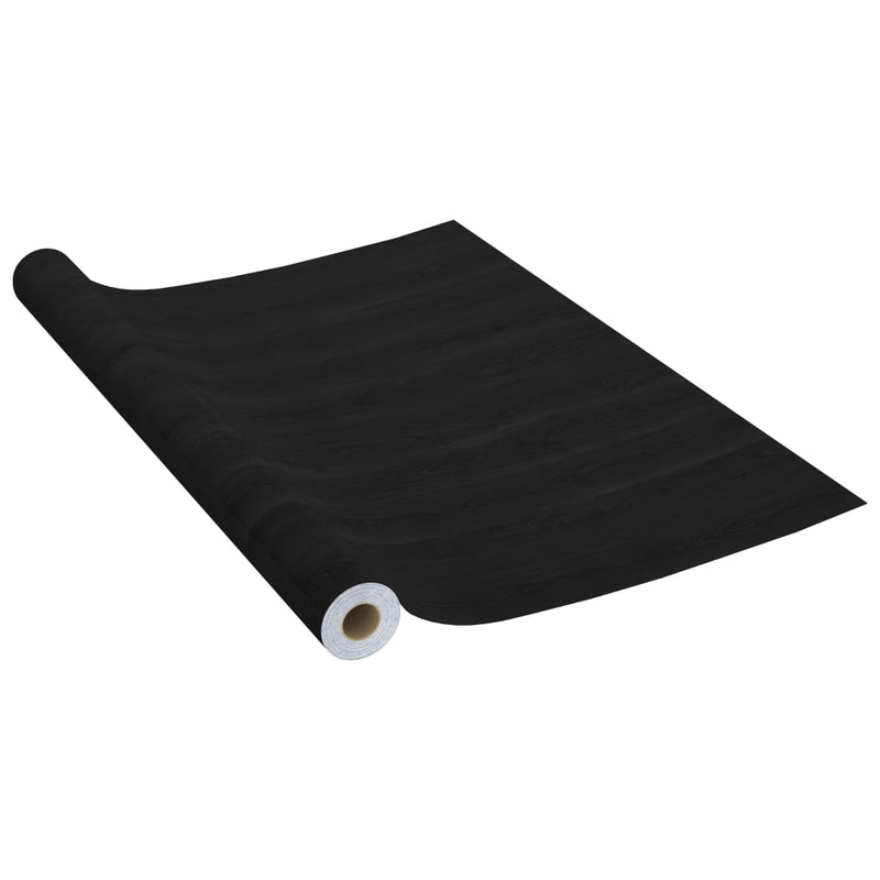 Afbeelding laden in galerijviewer, VidaXL Deurfolies zelfklevend 2 st 210x90 cm PVC donkerhoutkleurig

