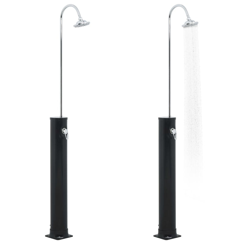 Afbeelding laden in galerijviewer, Vidaxl solardouche 20 l 214 cm zwart
