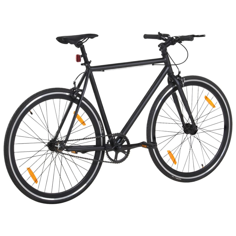 Afbeelding laden in galerijviewer, Vidaxl fiets met vaste versnelling 700 c 59 cm zwart
