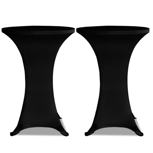 Vidaxl statafelhoes 4 st stretch ø80 cm zwart
